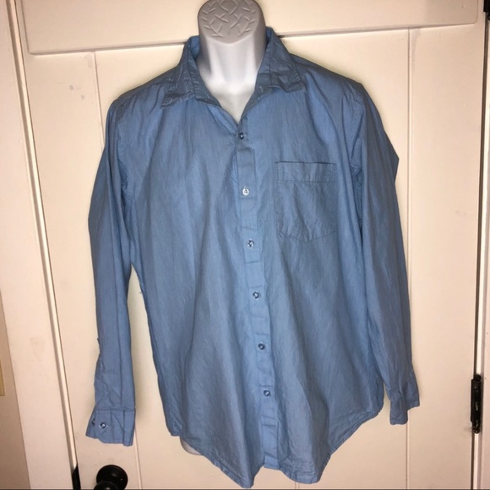 Mach Spirit‎ of India Blue Shirt Men's XL